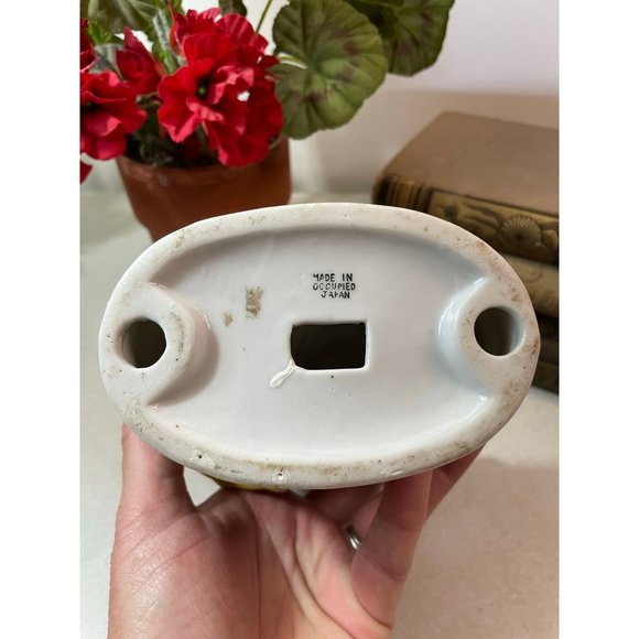 Occupied Japan Vintage Porcelain Colonial Couple Lady Gentleman FIGURINE - Picture 9 of 11